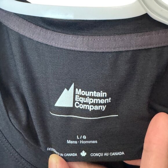 MEC men's black short sleeve t shirt size L - Picture 5 of 6